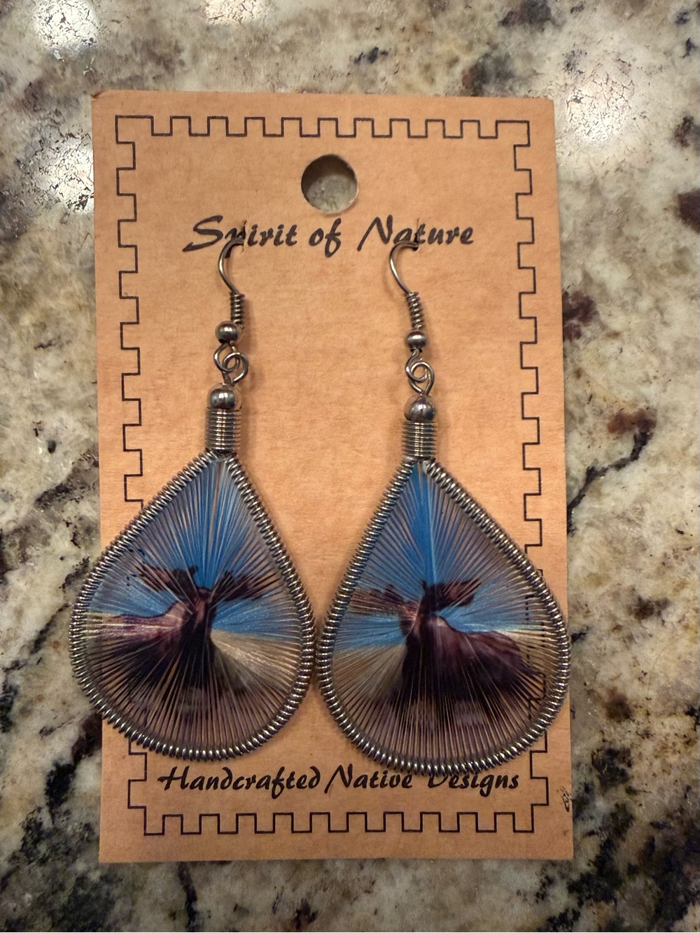 Spirit of Nature Moose Thread Earrings